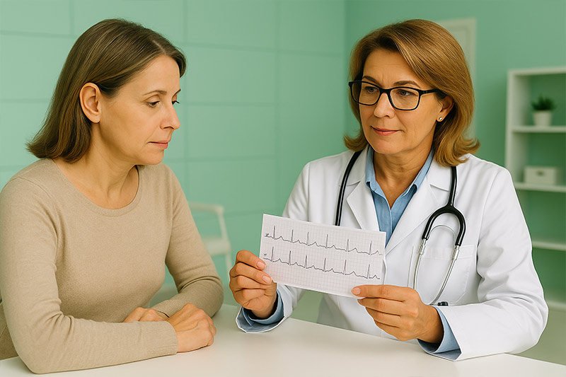 EKG – Elektrokardiografické vyšetrenie. Praktický lekár Košice.