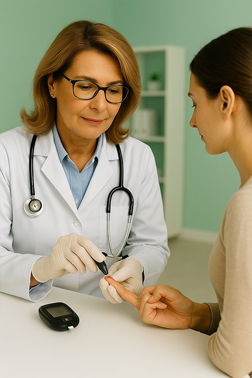 Glukomer – rýchle meranie hladiny cukru v krvi. Všeobecný lekár Košice.