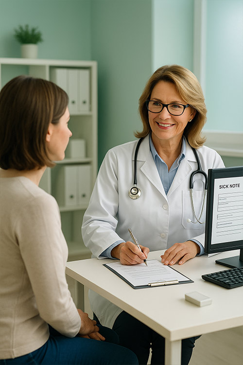 Vystavenie PN a OČR. Všeobecný lekár Košice. Praktický lekár TIP TOP.