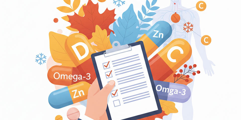 Aké vitamíny odporúča lekár na jeseň a zimu?