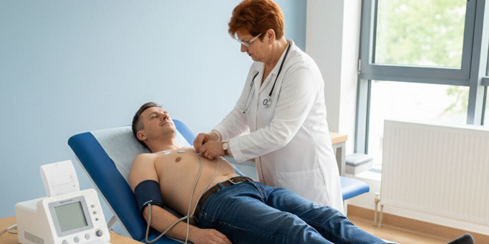 Vyšetrenie EKG u všeobecného lekára: Ako prebieha a na čo slúži?