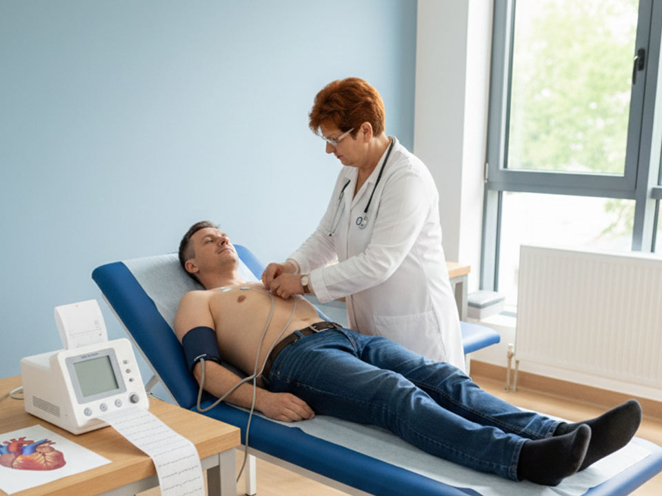 Vyšetrenie EKG u všeobecného lekára: Ako prebieha a na čo slúži?