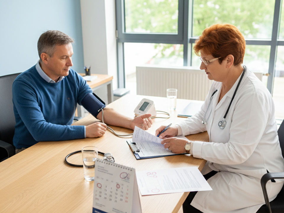 Vysoký krvný tlak a liečba pod dohľadom lekára